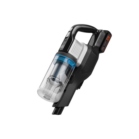 Black & Decker BHFEB520D1 aspirapolvere senza filo Nero, Trasparente, Bianco Senza sacchetto