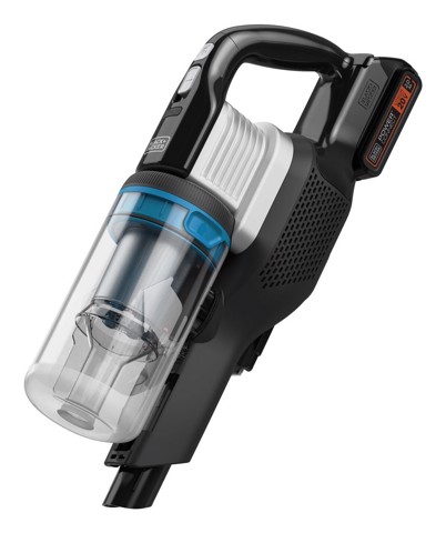 Black & Decker BHFEB520D1 scopa elettrica Aspirapolvere a bastone 2 in 1 Batteria Secco Senza sacchetto Nero, Trasparente, Bianco 2 Ah