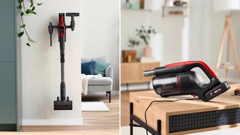 Bosch BCS1041PET Scopa elettrica, Unlimited 10 ProAnimal, Rosso