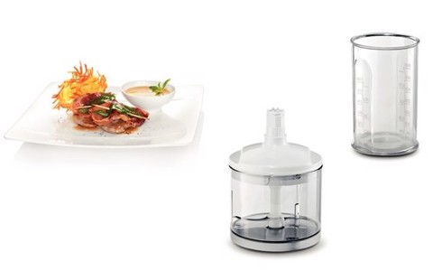 Bosch ErgoMixx MSM66120 Frullatore ad immersione 600 W Grigio, Bianco