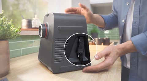 Bosch MFWS440B tritacarne 1900 W Nero, Argento