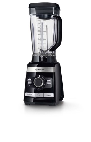 Bosch MMBH4P3B frullatore 2 L Frullatore da tavolo 1600 W Nero, Argento, Trasparente