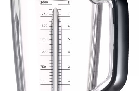 Bosch MMBH4P3B frullatore 2 L Frullatore da tavolo 1600 W Nero, Argento, Trasparente