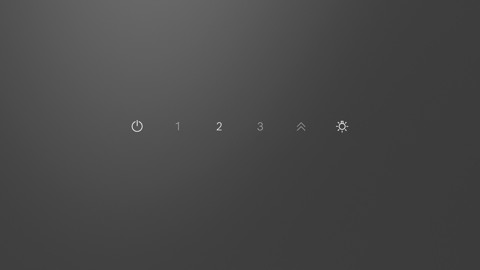 Bosch Serie 2 DWK65DK60 cappa aspirante Cappa aspirante a parete Nero 430 m³/h A