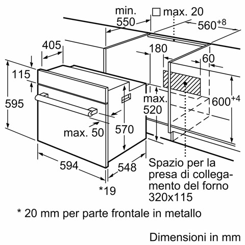 Bosch Serie 2 HBF011BR0 Forno multifunzione Acciaio inox Classe A