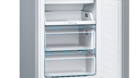 Bosch Serie 2 KGN36NLEA frigorifero con congelatore Libera installazione 305 L E Acciaio inossidabile