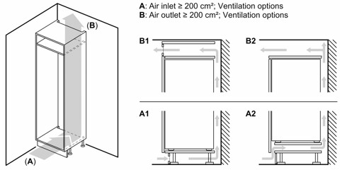 Bosch Serie 2 KIL82NSE0 Frigorifero Monoporta da incasso 177,2 x 54,1 cm Classe E