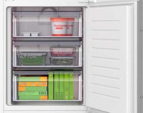 Bosch Serie 2 KIN965SE0 frigorifero con congelatore Da incasso 290 L E Bianco