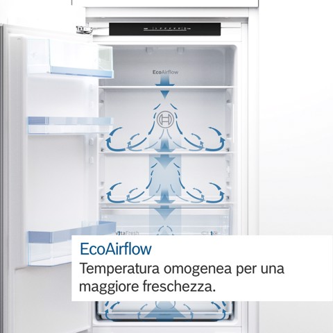 Bosch Serie 2 KIV865SE0 Frigorifero Combinato da incasso 177,2 x 54,1 cm Classe E