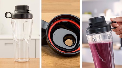 Bosch Serie 2 MMB2111M frullatore 0,6 L Frullatore per sportivi 450 W Nero, Acciaio inossidabile