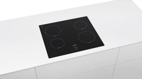 Bosch Serie 2 PUG611AA5E piano cottura Nero Da incasso 60 cm Piano cottura a induzione 4 Fornello(i)