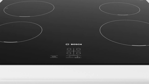 Bosch Serie 2 PUG611AA5E piano cottura Nero Superficie piana 60 cm Piano cottura a induzione 4 Fornello(i)