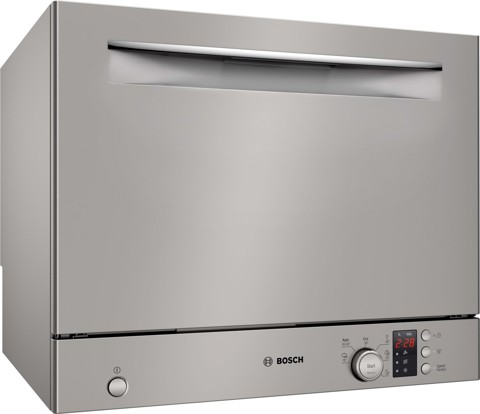 Bosch Serie 2 SKS2ITI00E Lavastoviglie compatta da libero posizionamento 55 cm Argento Classe E