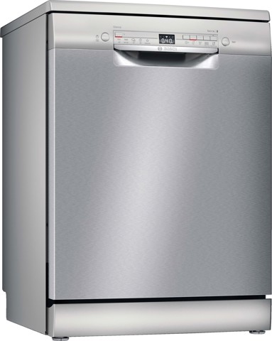 Bosch Serie 2 SMS2ITI33E Lavastoviglie da libera installazione 60 cm Acciaio spazzolato anti-impronta Classe E