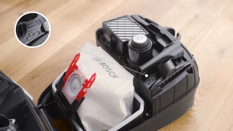 Bosch Serie 4 , Aspirapolvere con sacco, Nero BGB41BA1