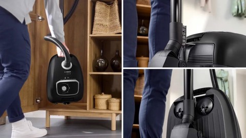 Bosch Serie 4 , Aspirapolvere con sacco, Nero BGB41BA1