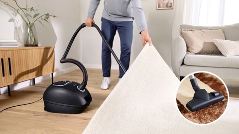 Bosch Serie 4 , Aspirapolvere con sacco, Nero BGB41BA1