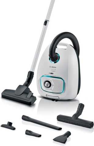 Bosch Serie 4 Aspirapolvere con sacco ProHygienic Bianco BGB41HYG1H