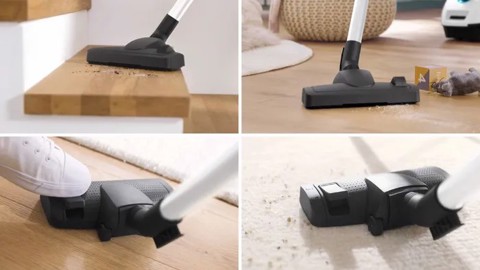 Bosch Serie 4 Aspirapolvere con sacco ProHygienic Bianco BGB41HYG1H