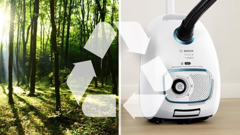 Bosch Serie 4 Aspirapolvere con sacco ProHygienic Bianco BGB41HYG1H