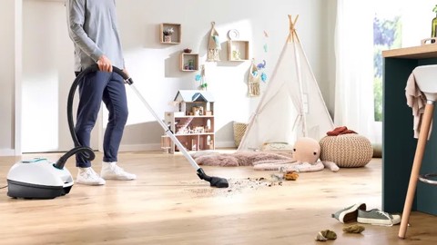 Bosch Serie 4 Aspirapolvere con sacco ProHygienic Bianco BGB41HYG1H