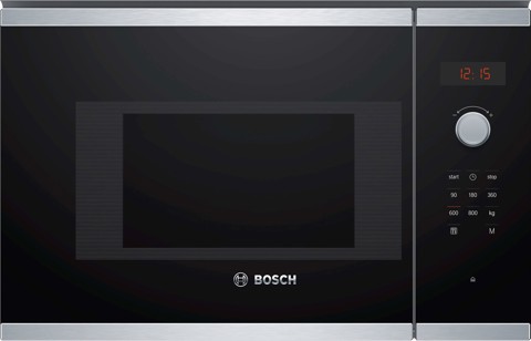 Bosch Serie 4 BFL523MS1F forno a microonde Acciaio inox Solo microonde Da incasso 20 L 800 W