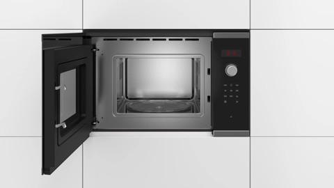 Bosch Serie 4 BFL523MS1F forno a microonde Acciaio inox Solo microonde Da incasso 20 L 800 W
