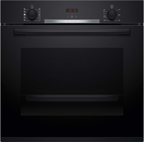 Bosch Serie 4 , Forno con vapore da incasso, 60 x 60 cm, Nero HQA334EB4