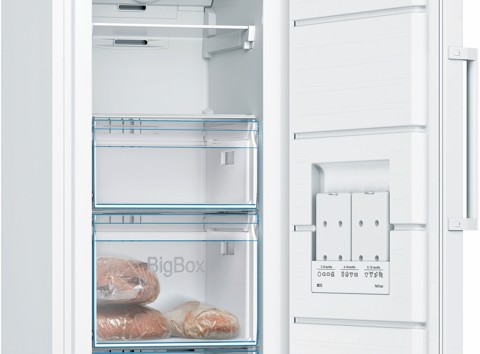 Bosch Serie 4 GSN29VWEP Serie 6 Congelatore Verticale da libera installazione 161 x 60 cm Bianco Classe E