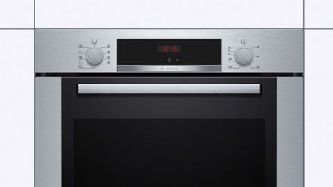 Bosch Serie 4 HBA3140S0 forno 71 L 3400 W A Acciaio inossidabile