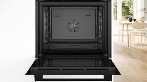 Bosch Serie 4 HQA534BB3 Forno con vapore Nero Classe A+