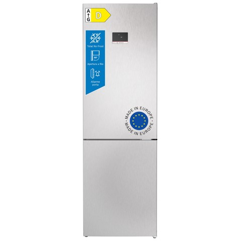 Bosch Serie 4 KGN367LDF Frigorifero Combinato da libera installazione 186 x 60 cm Metal look Classe D
