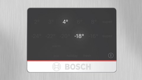 Bosch Serie 4 KGN367LDF Frigorifero Combinato da libera installazione 186 x 60 cm Metal look Classe D
