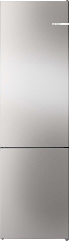 Bosch Serie 4 KGN392I1F , Frigorifero combinato da libera installazione, 203 x 60 cm, Acciaio spazzolato anti-impronta Classe A