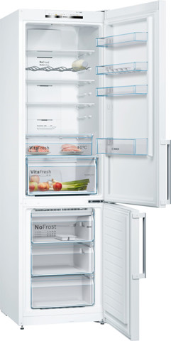 Bosch Serie 4 KGN39VWEQ frigorifero con congelatore 366 L Bianco