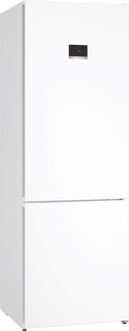 Bosch Serie 4 KGN497WDF Frigorifero Combinato da libera installazione 203 x 70 cm Bianco Classe D