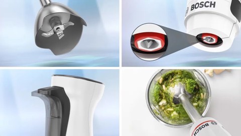 Bosch Serie 4 MSM4W221 frullatore 0,6 L Frullatore ad immersione 600 W Bianco