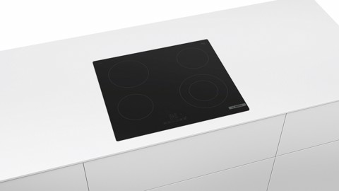 Bosch Serie 4 PKF611BB2E Piano elettrico radiante 60 cm 4 zone Nero