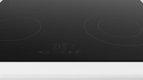 Bosch Serie 4 PKF611BB2E Piano elettrico radiante 60 cm 4 zone Nero