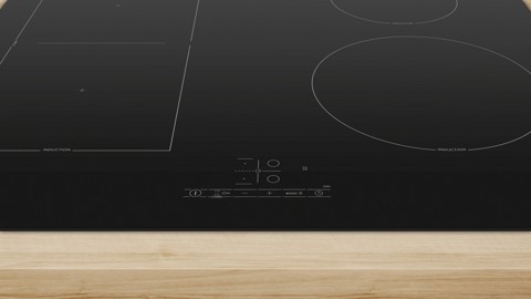 Bosch Serie 4 PVS61RBB5E Piano cottura a induzione 60 cm CombInduction Nero