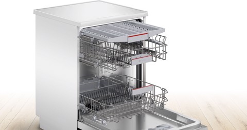 Bosch Serie 4 SMS4EVW08E Lavastoviglie da libera installazione 14 coperti Bianco Classe B
