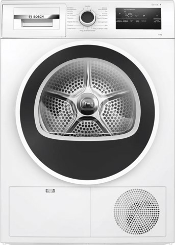 Bosch Serie 4 WTH85208II Asciugatrice a pompa di calore 8 kg Bianco