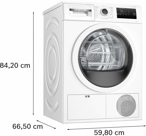 Bosch Serie 4 WTH85V17II Asciugatrice a pompa di calore 7 kg Classe E