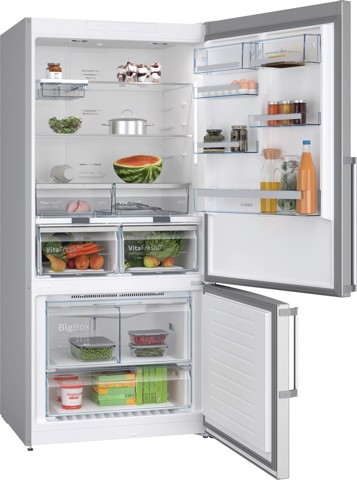 Bosch Serie 6 KGN86AIDR Frigorifero Combinato da libera installazione 186 x 86 cm Acciaio anti-impronta Classe D