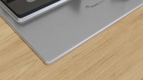 Bosch Serie 6 PCP6A5I90 , Piano cottura a gas, 60 cm, Acciaio inox