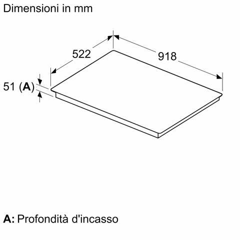 Bosch Serie 6 PIV931HC1E Piano cottura a induzione 90 cm 5 zone standard Nero