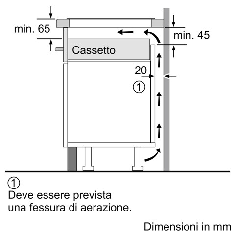 Bosch Serie 6 PIX631HC1E Piano cottura a induzione 60 cm FlexInduction Nero