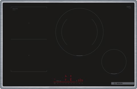 Bosch Serie 6 PVS845HB1E Piano cottura a induzione 80 cm CombInduction Nero