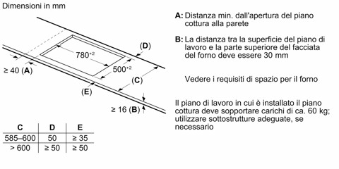 Bosch Serie 6 PVS845HB1E Piano cottura a induzione 80 cm CombInduction Nero