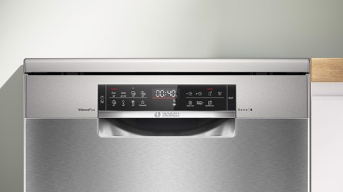 Bosch Serie 6 SMS6ECI12E Lavastoviglie da libera installazione 60 cm Acciaio spazzolato anti-impronta Classe A